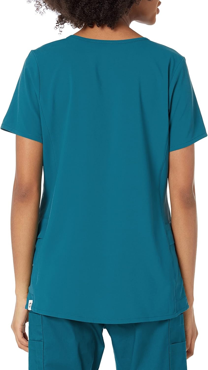 WINK Renew Women’s Mock Wrap Scrub Top(Caribbean)