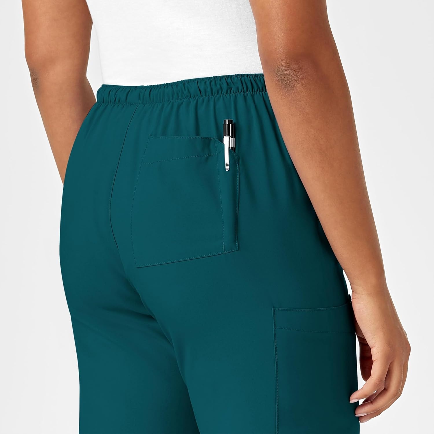 WINK W123 Women’s Drawstring Scrub Pant(Caribbean)