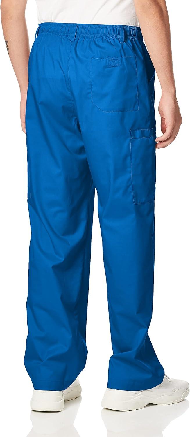 Wink WonderWORK Scrubs for Men, Cargo Scrub Pants(Royal)