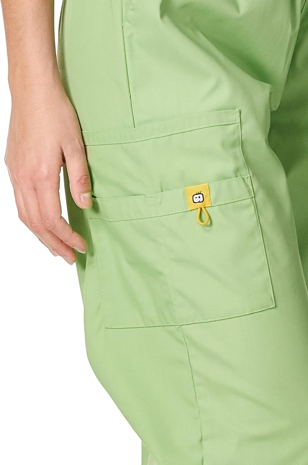 WINK Origins Quebec -Women’s Full Elastic Cargo Scrub Pant(Green Apple)