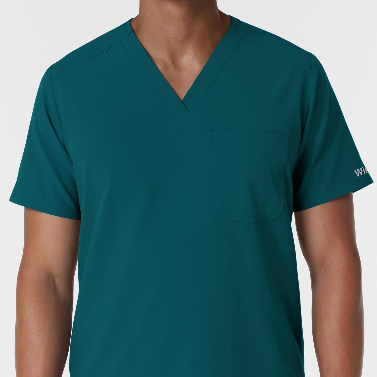 Wink Men’s Men’s V-Neck Scrub Top(Caribbean)