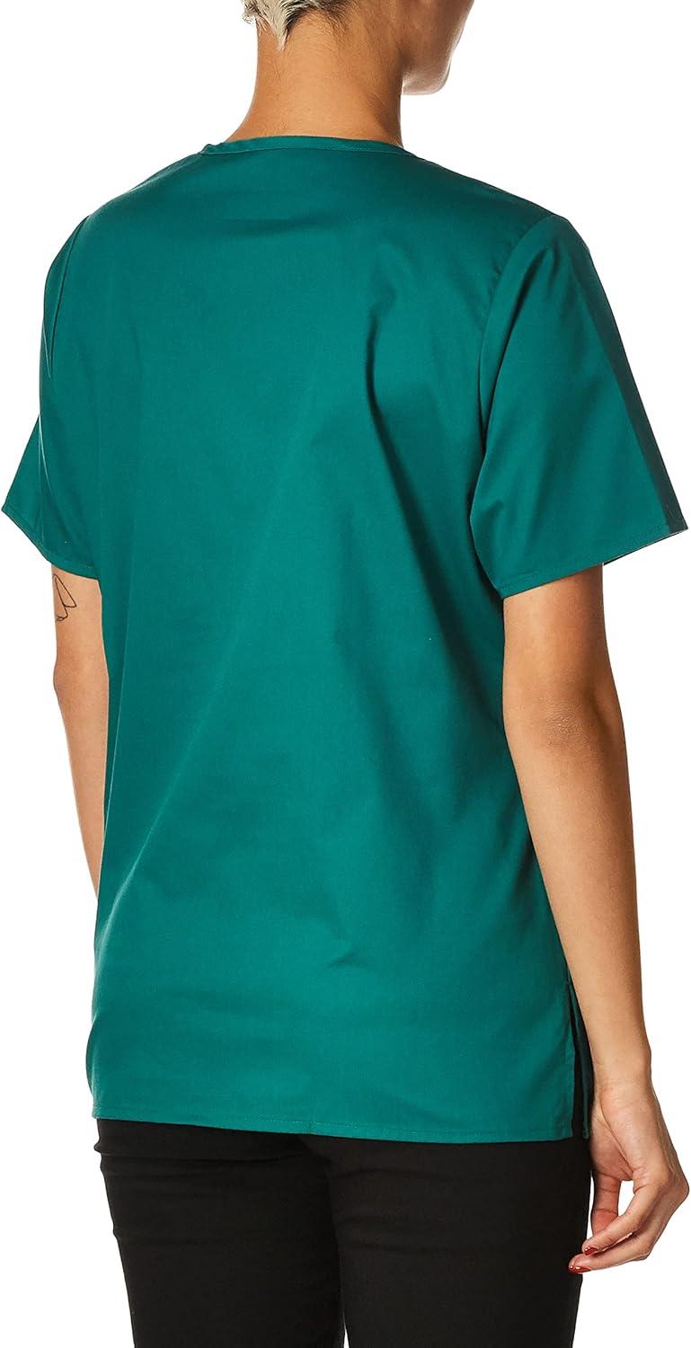 WonderWink Women’s Wonderwork Short Sleeve Snap Jacket(Hunter)