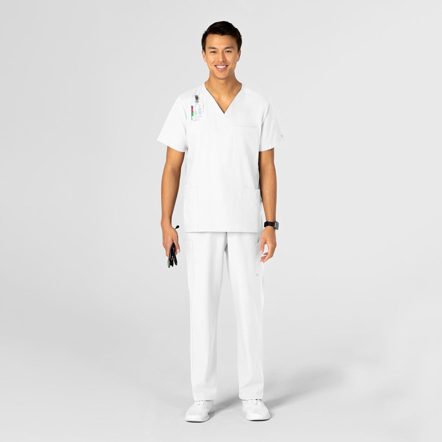 WonderWink Womens 4-Pocket Utility Top(White)