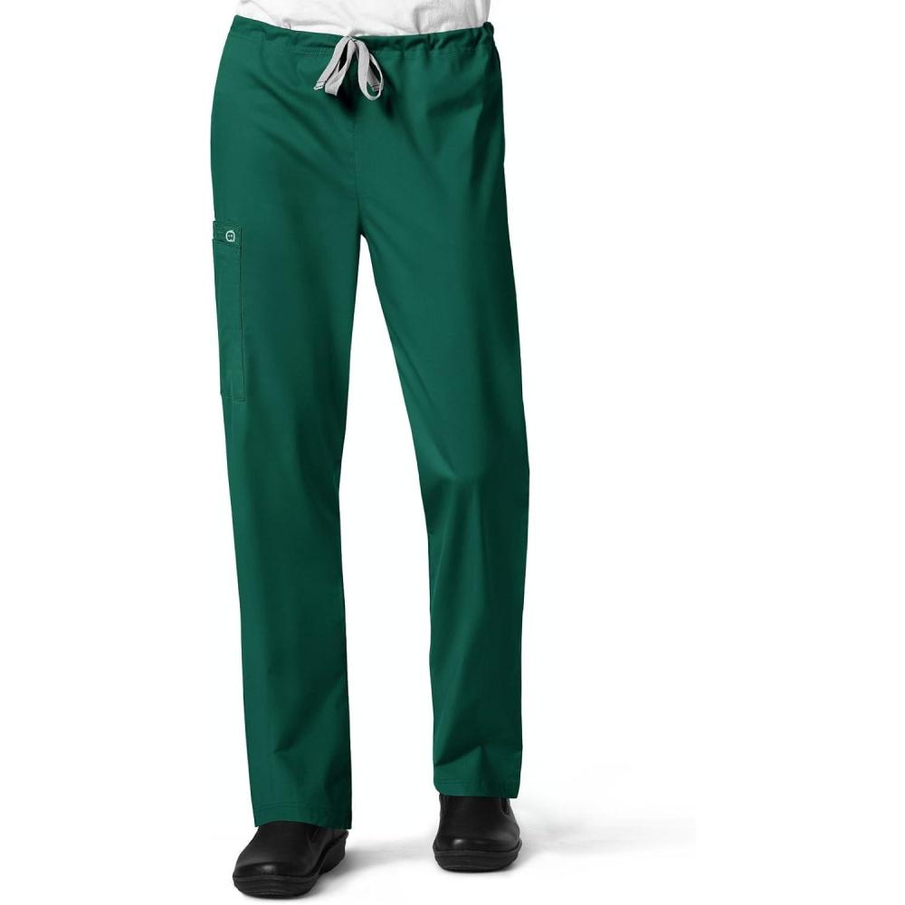 WonderWink Womens WonderWink Drawstring Cargo Pant(Hunter Green)