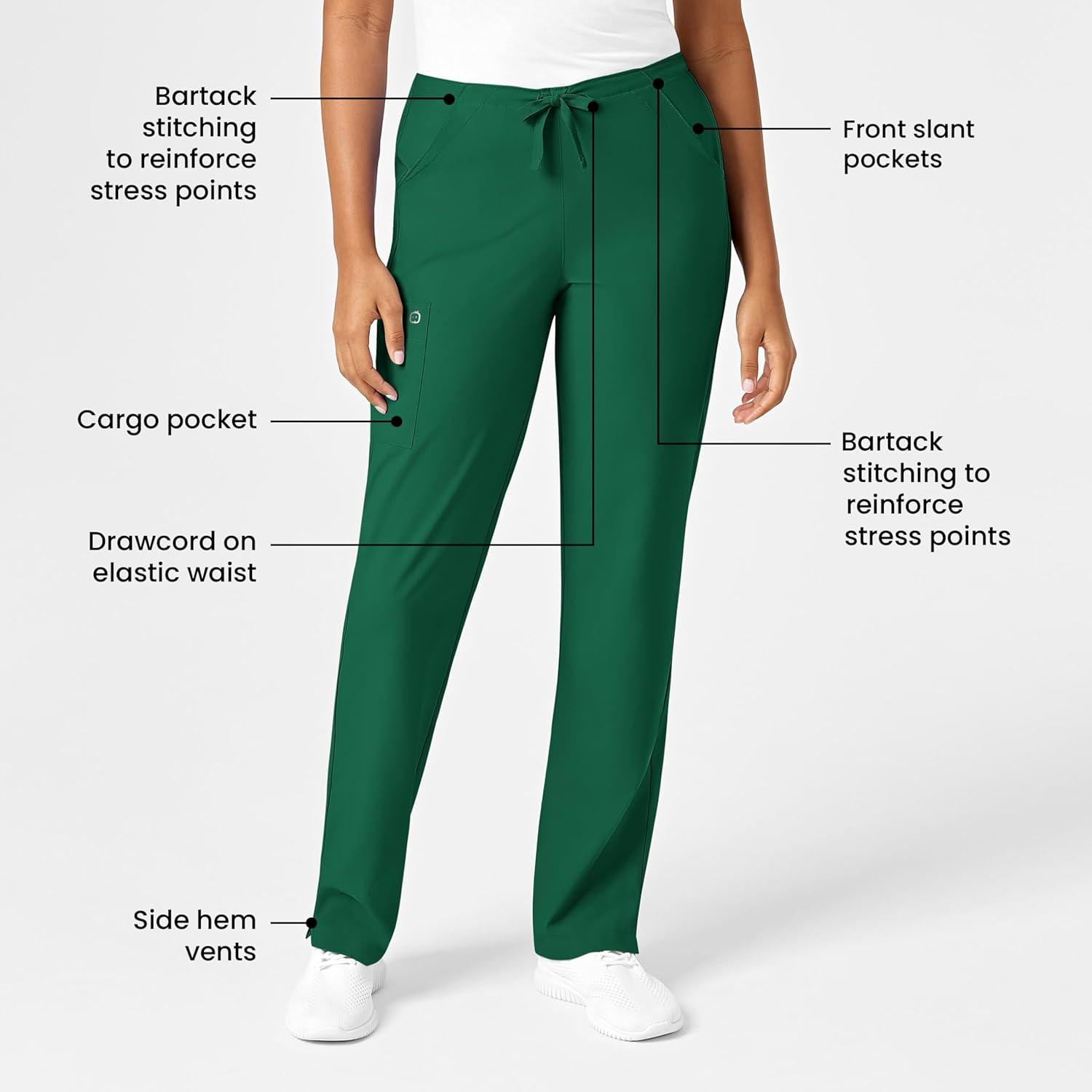 WonderWink Petite Women’s Drawstring Pant(Hunter)