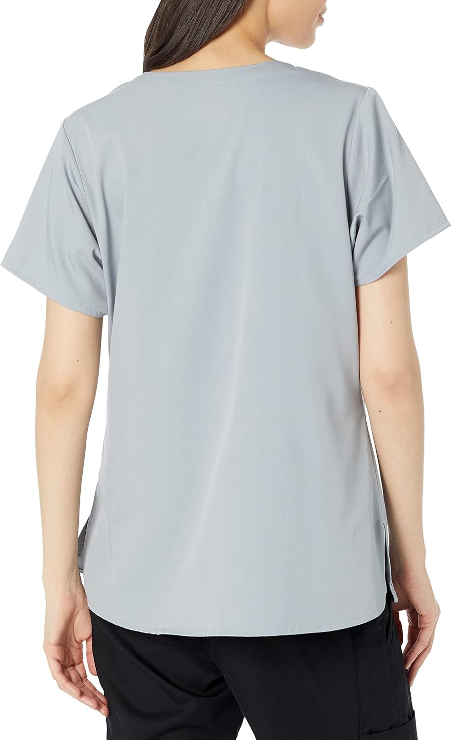 Wink PRO Women’s 4 Pocket Notch Neck Scrub Top(Grey)