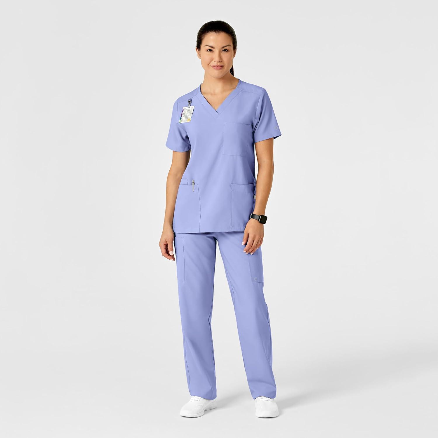 WonderWink Unisex-Adult Multi-Cargo Pant(Ceil Blue)