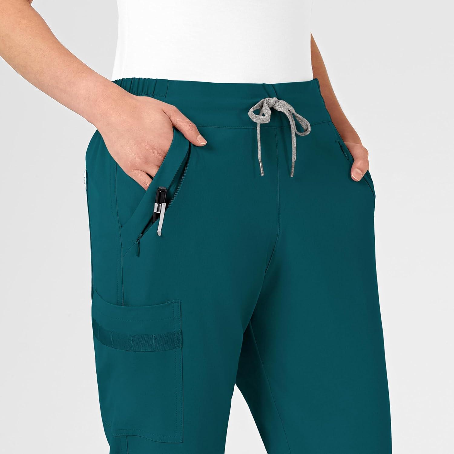 WonderWink Womens Renew Women’s Jogger Scrub Pant(Caribbean)