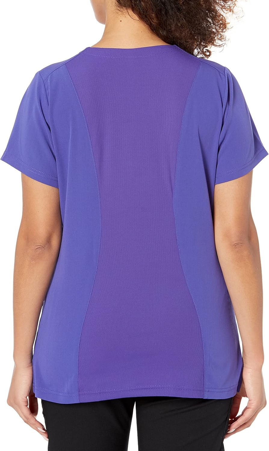 Wink Women’s Women’s Flex Back V-Neck Scrub Top(Grape)