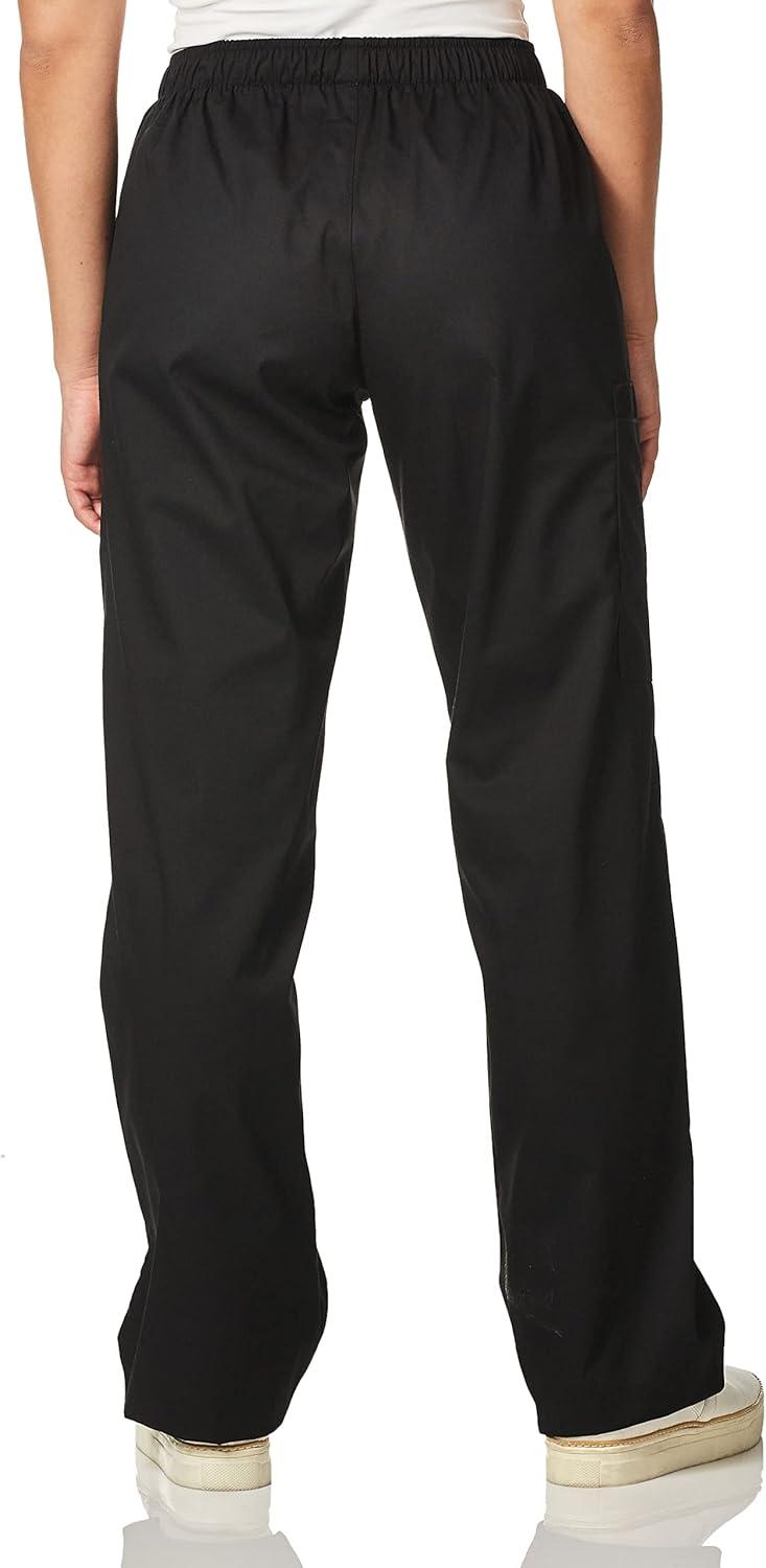 WonderWink Women’s Tall Wonderwork Women’s Pull-On Cargo Scrub Pant Tall(Black)