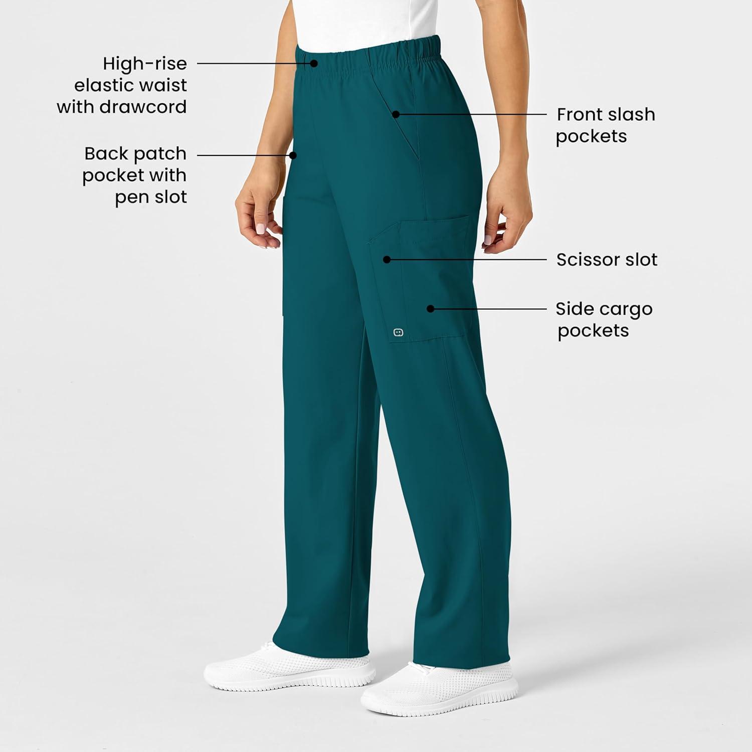 WonderWink Unisex-Adult Multi-Cargo Pant(Caribbean)