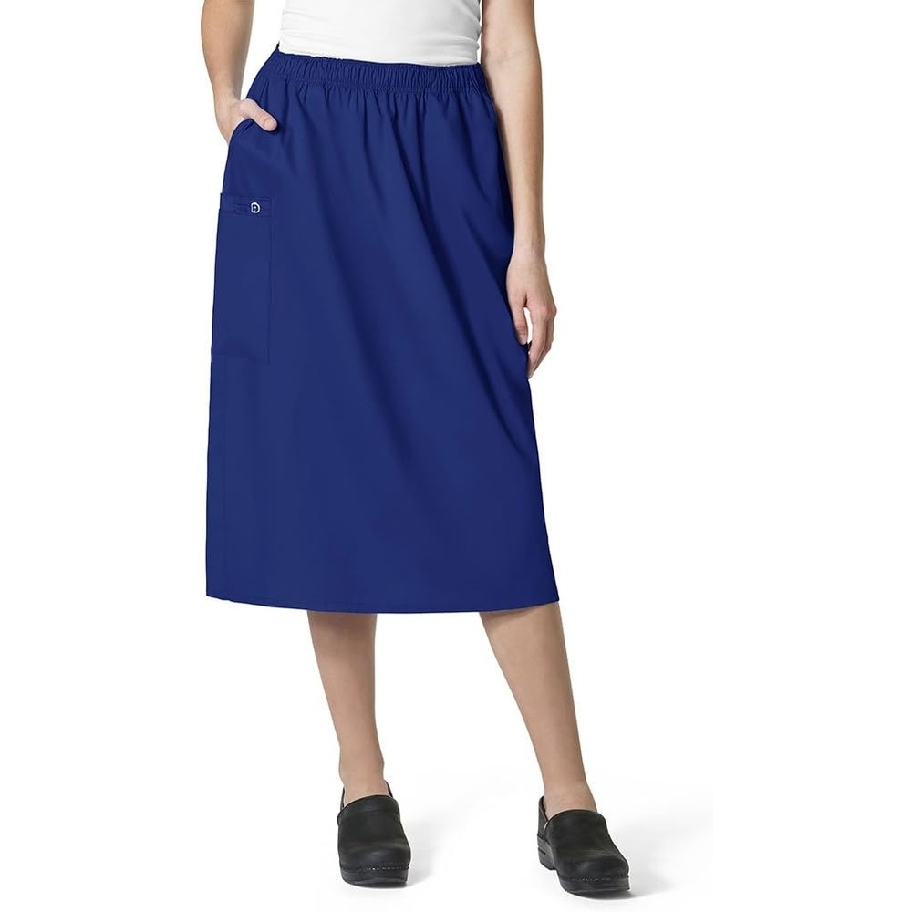 WINK WonderWORK Women’s Pull On Cargo Skirt(Galaxy Blue)