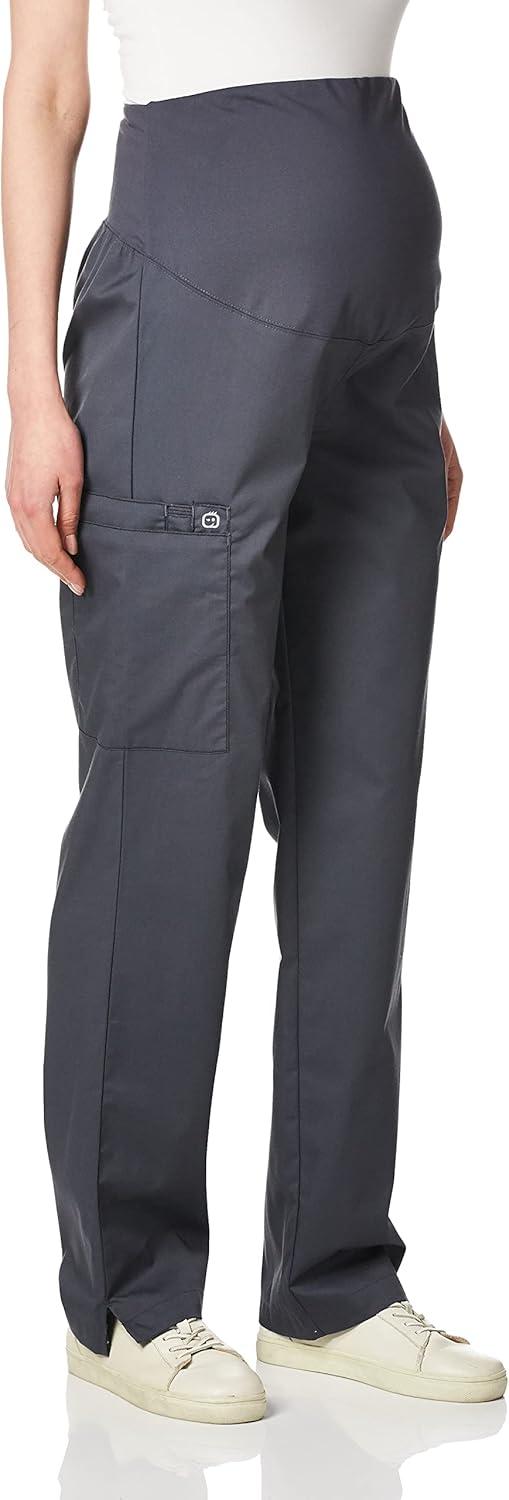 Wink WonderWORK Scrubs for Maternity Cargo Scrub Pants(Pewter)