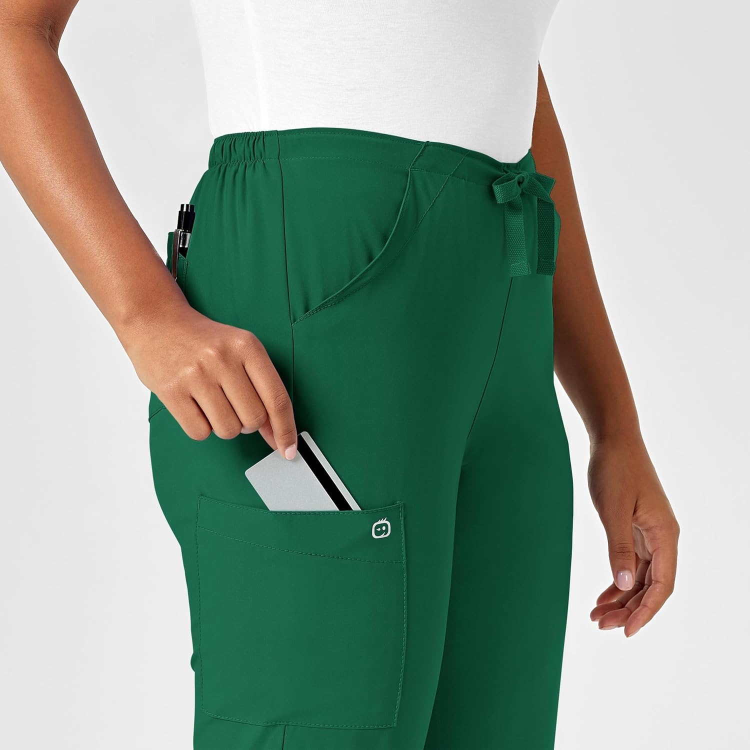 WINK W123 Women’s Drawstring Scrub Pant(Hunter)