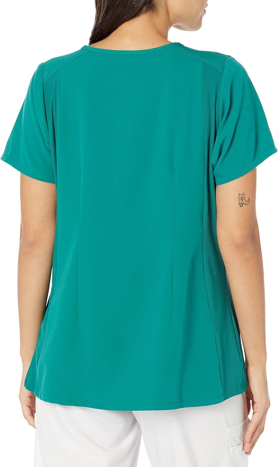 WonderWink Men’s Uni Moss Grn Simply Soft 3pkt Scrub Shrt(Hunter)