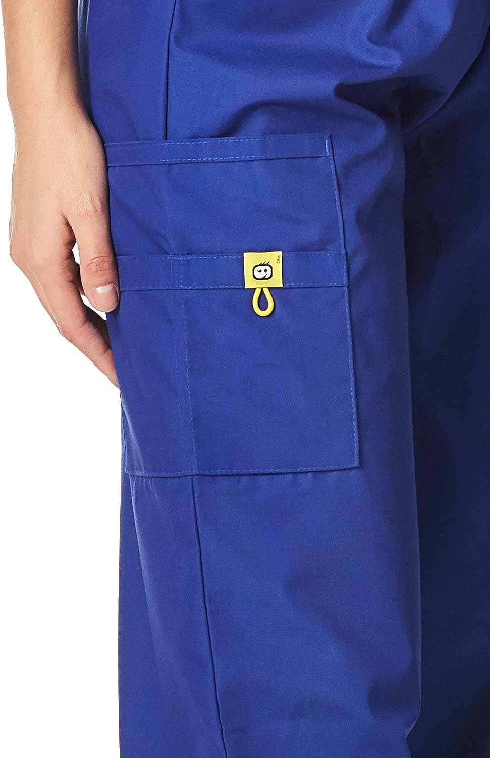 WINK Origins Quebec -Women’s Full Elastic Cargo Scrub Pant(Galaxy Blue)