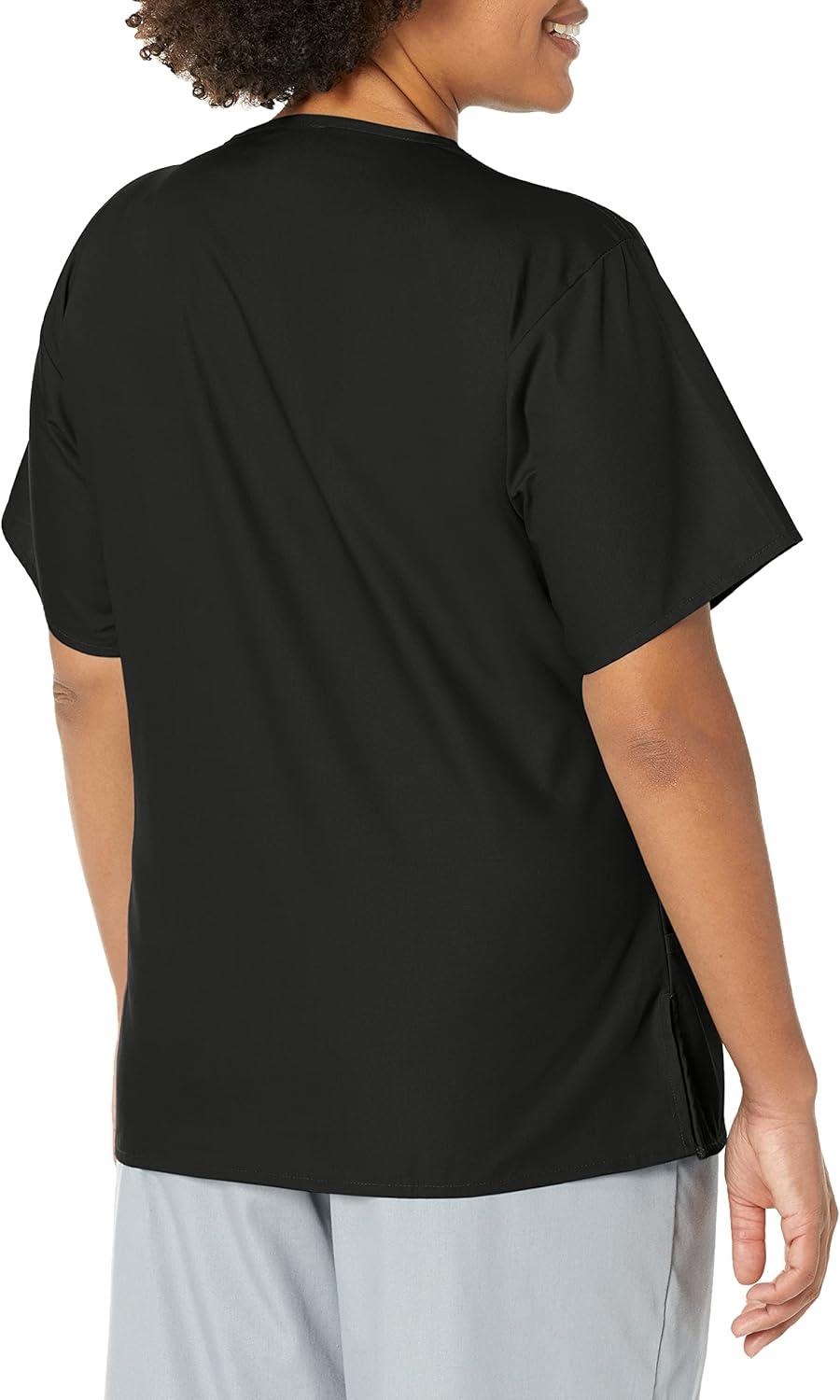 WonderWink Women’s Origins Bravo Scrub Top(Black)