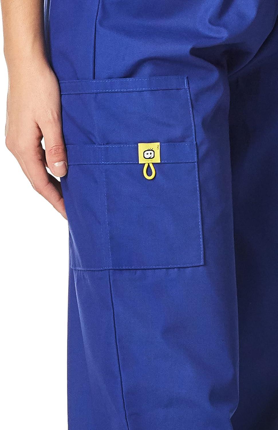 Wink Womens Quebec -Full Elastic Cargo Pant(Galaxy Blue)