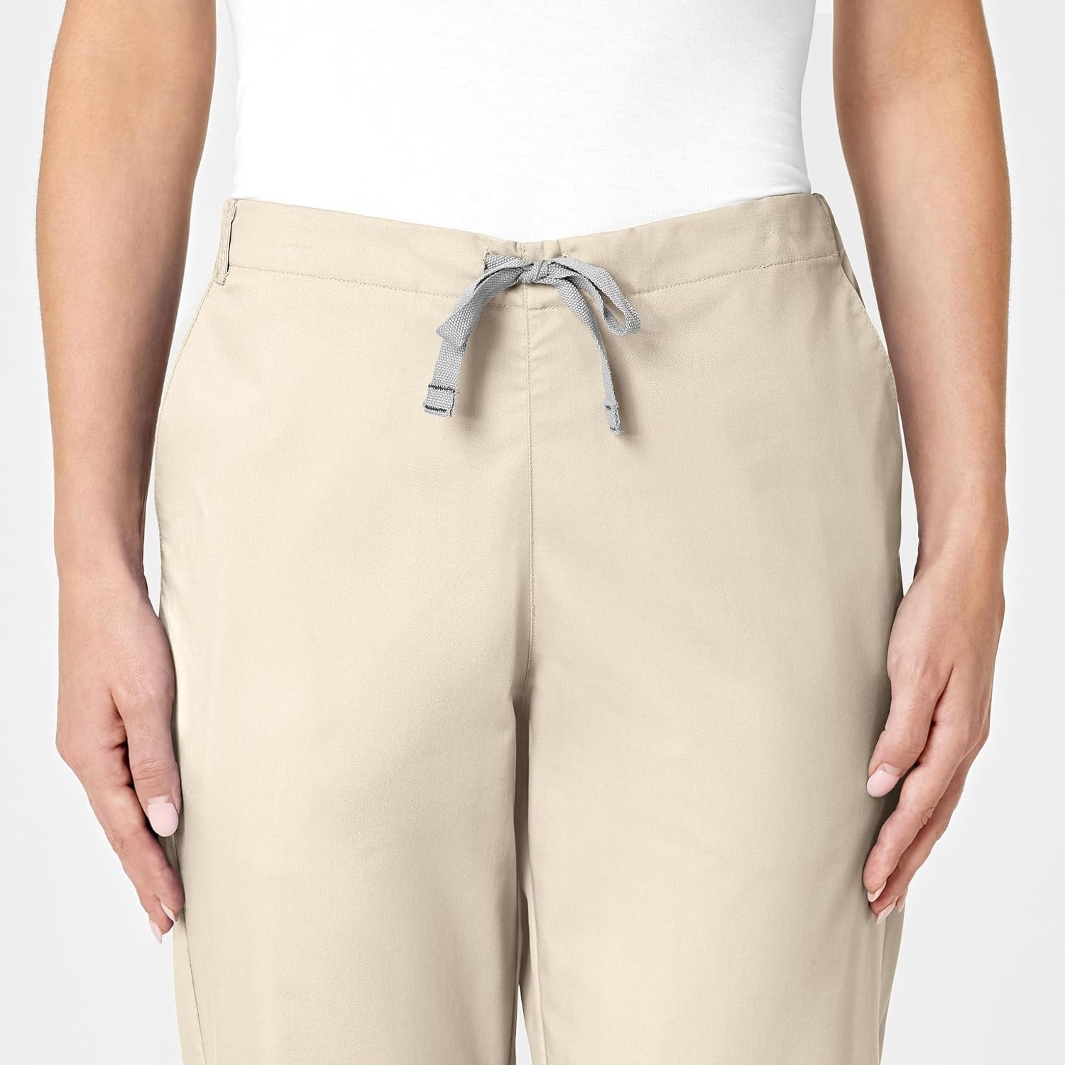 Wink Boundless Women’s Flare Leg Scrub Pant(Khaki)