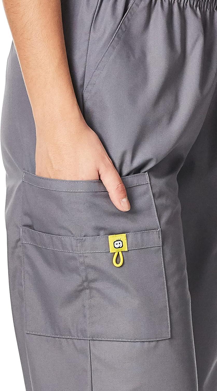Wink Womens Quebec -Full Elastic Cargo Pant(Pewter)