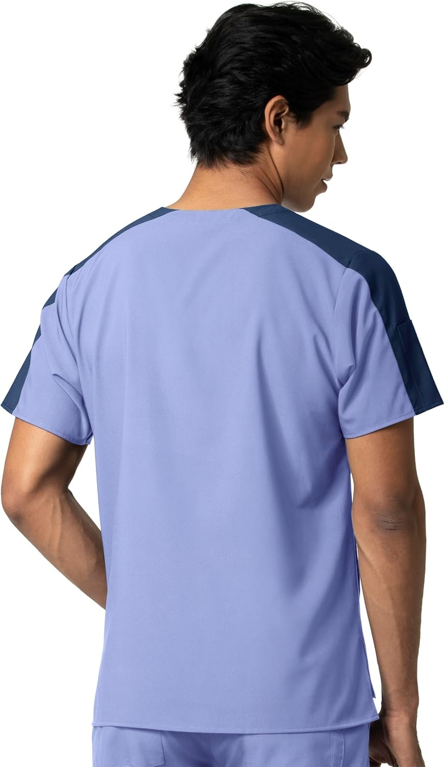 WINK Men’s Color-Block Top(Ceil Blue)