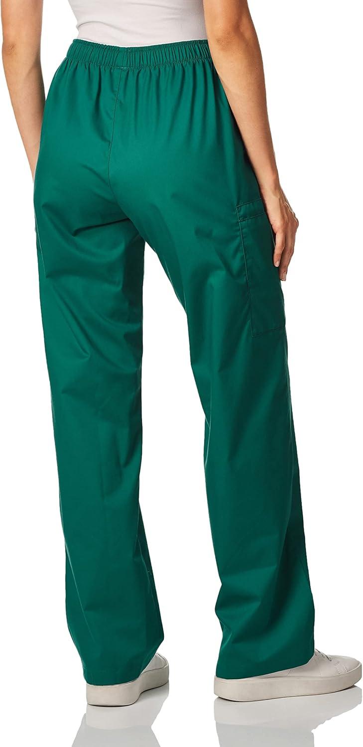 WonderWink Women’s Tall Wonderwork Women’s Pull-On Cargo Scrub Pant Tall(Hunter)