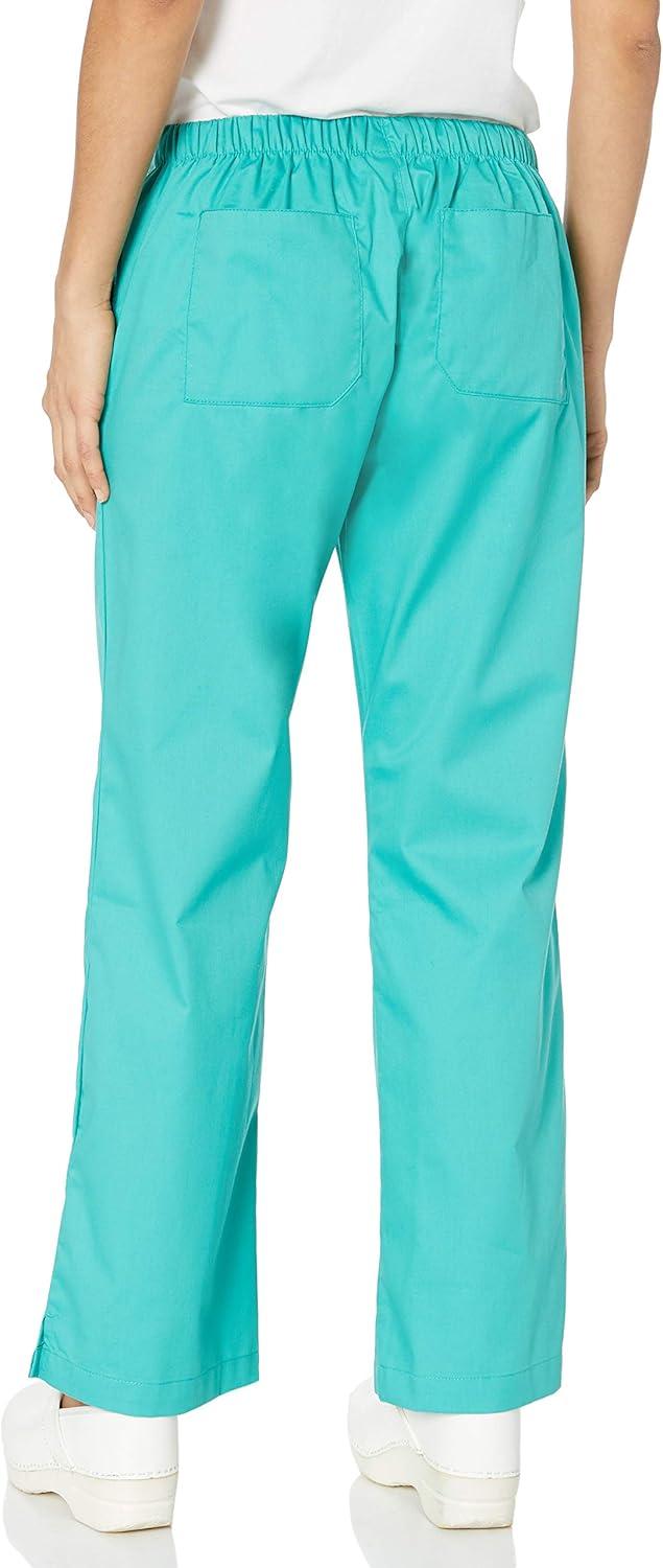 Wink WonderWORK Scrubs for Women, Flare Leg Scrub Pants(Surgical Green)