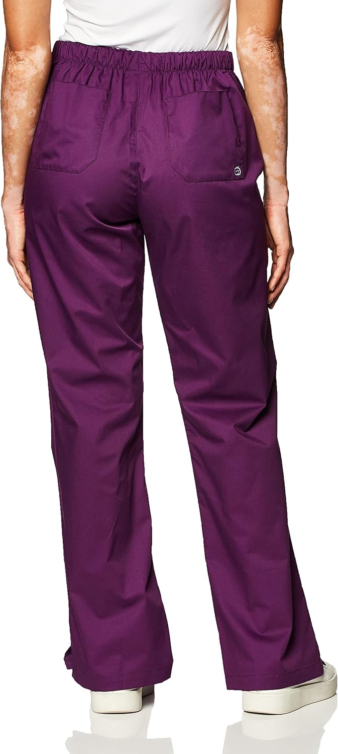 Wink Boundless Women’s Flare Leg Scrub Pant(Eggplant)