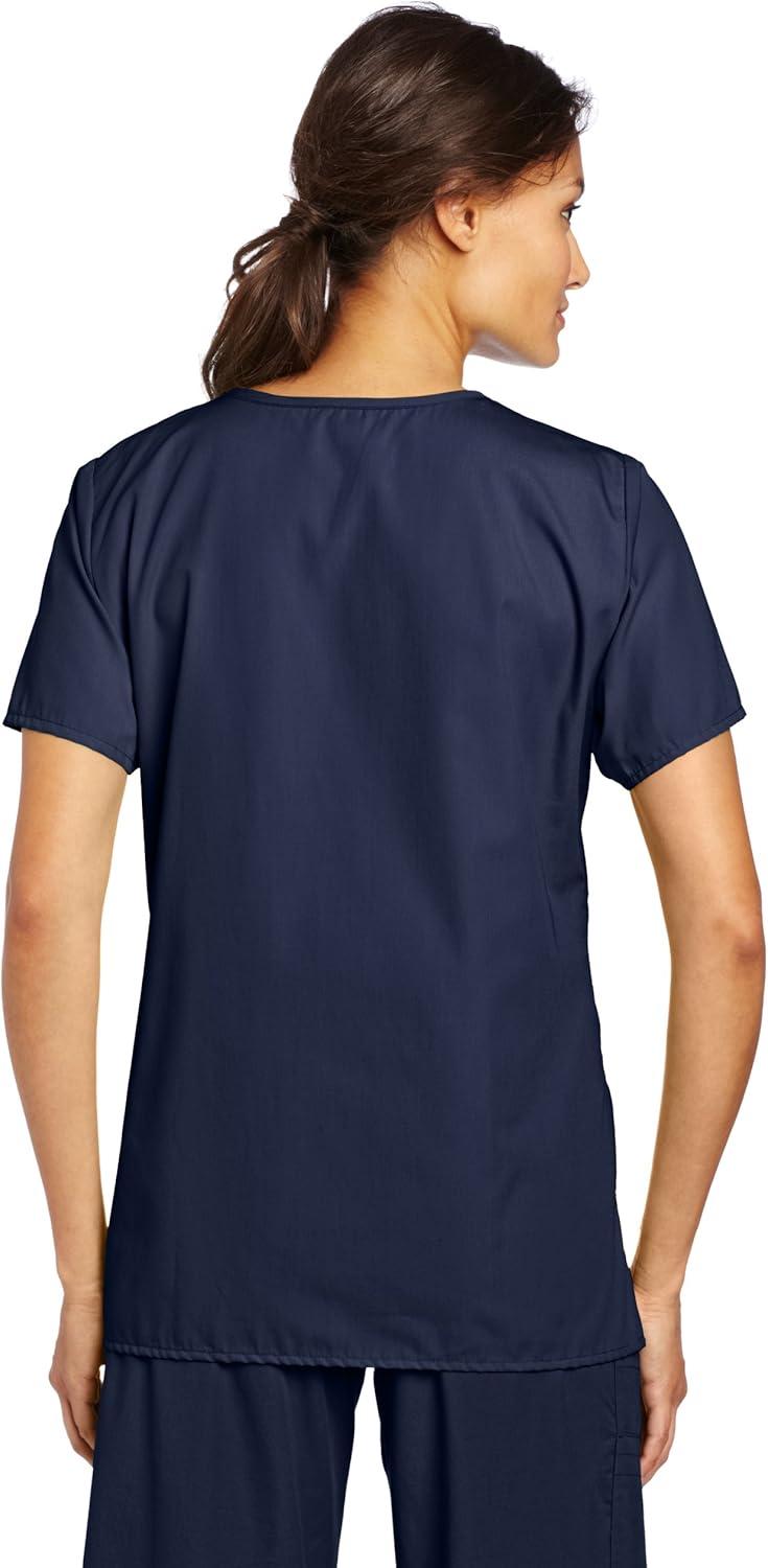 WonderWink Women’s Origins Golf Scrub Top(Navy)