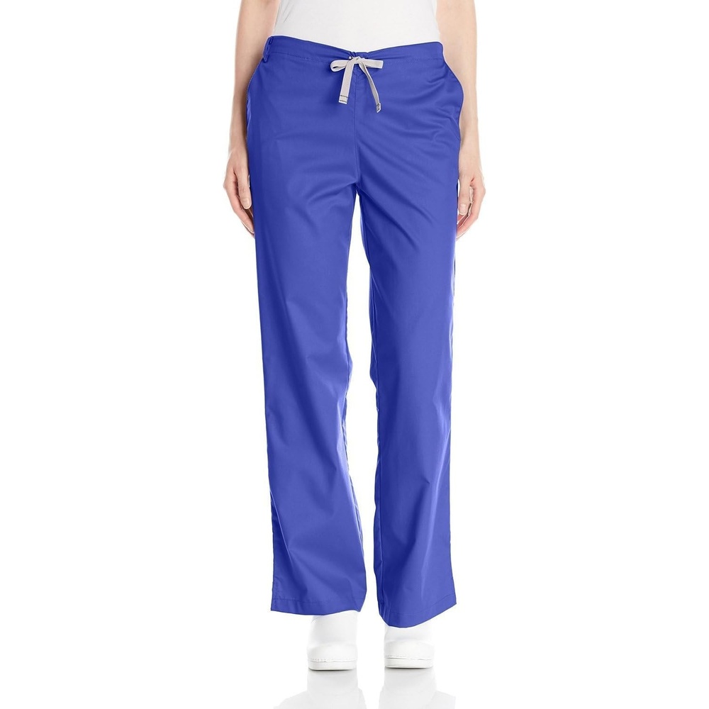 WonderWink Women’s Wonderwork Flare Leg Scrub Pant(Galaxy Blue)