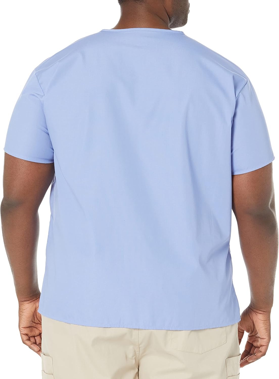 WonderWink mens Big the Alpha Unisex V-neck Top medical scrubs shirts, Ciel Blue, XX-Large US