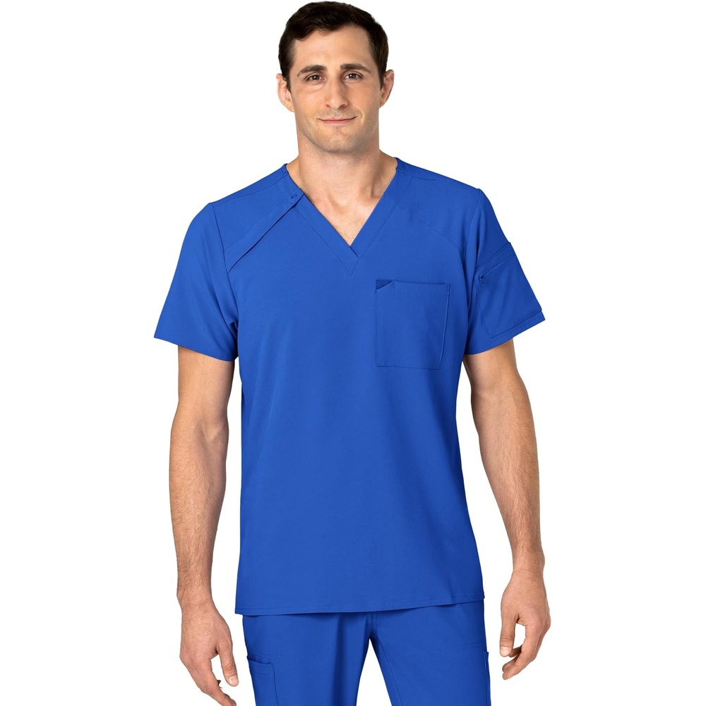 WINK Mens Scrub Top(Royal)
