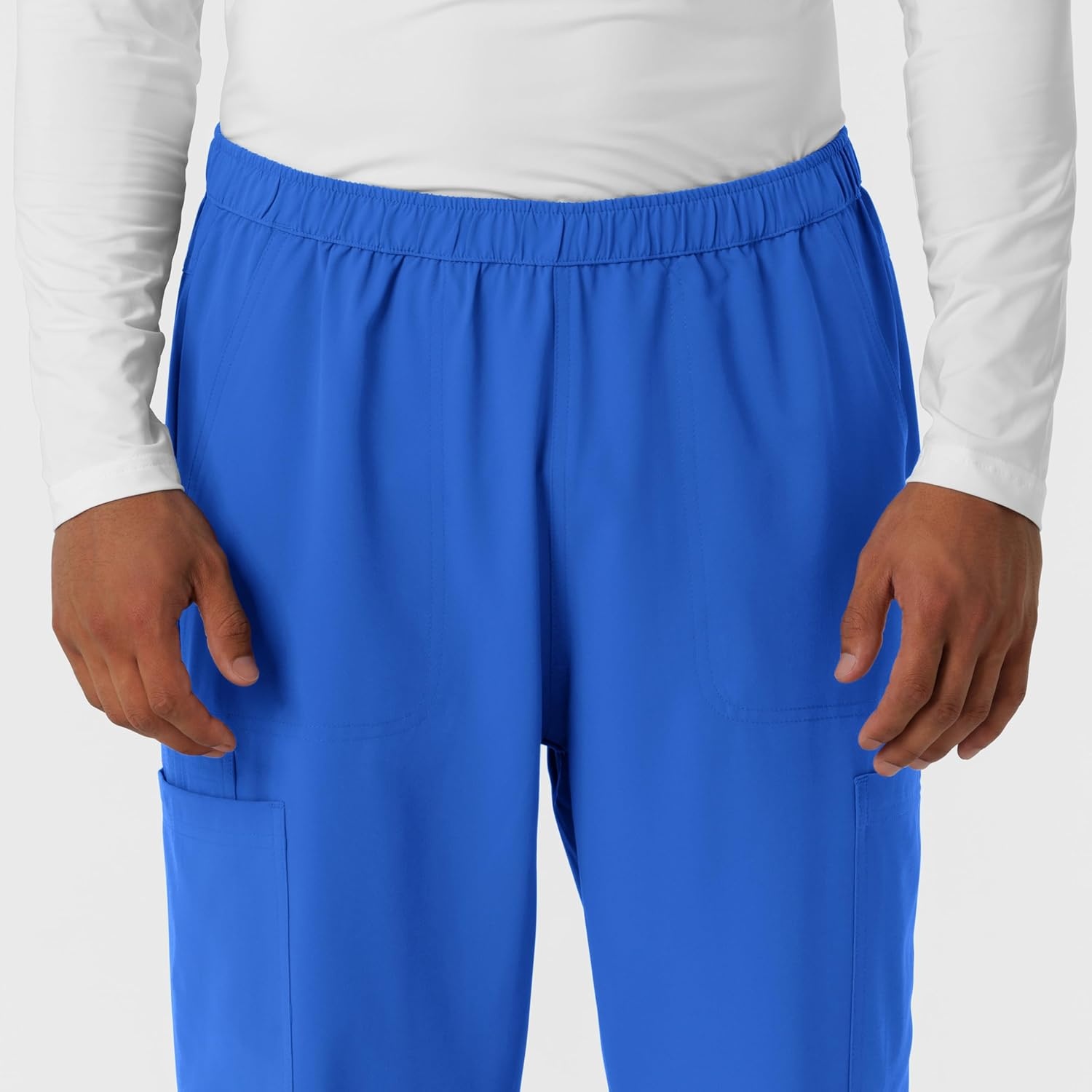 Wink Nurtur Men’s Straight Leg Cargo Scrub Pant(Royal)