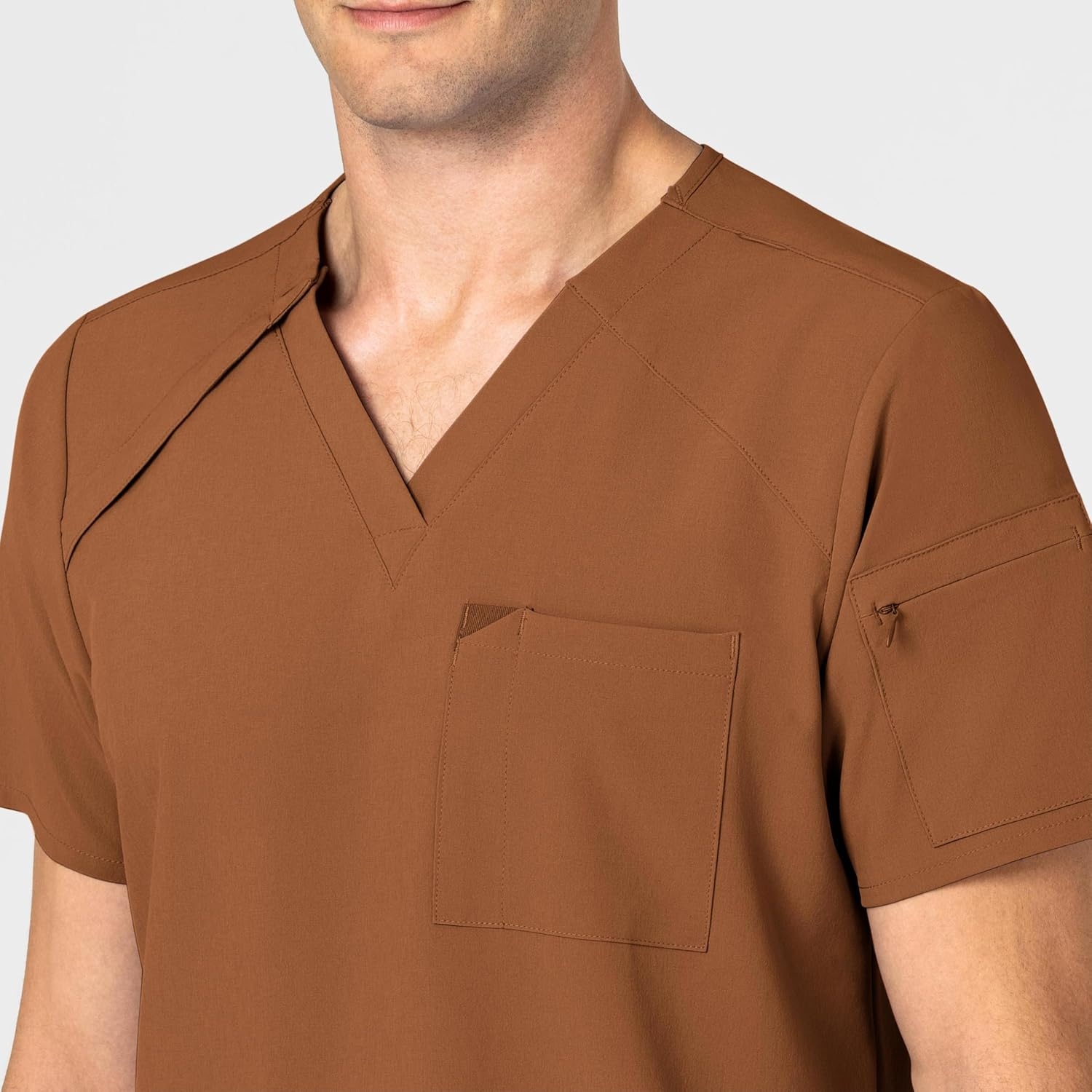 WINK Mens Scrub Top(Chai)