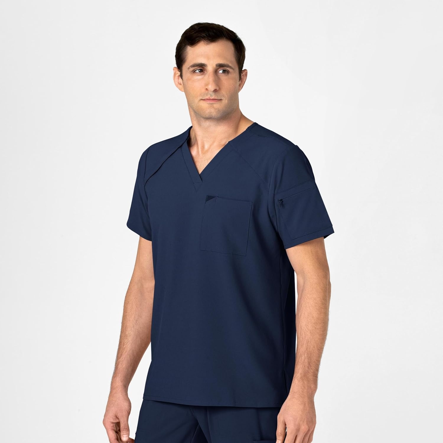 WINK Mens Scrub Top(Navy)
