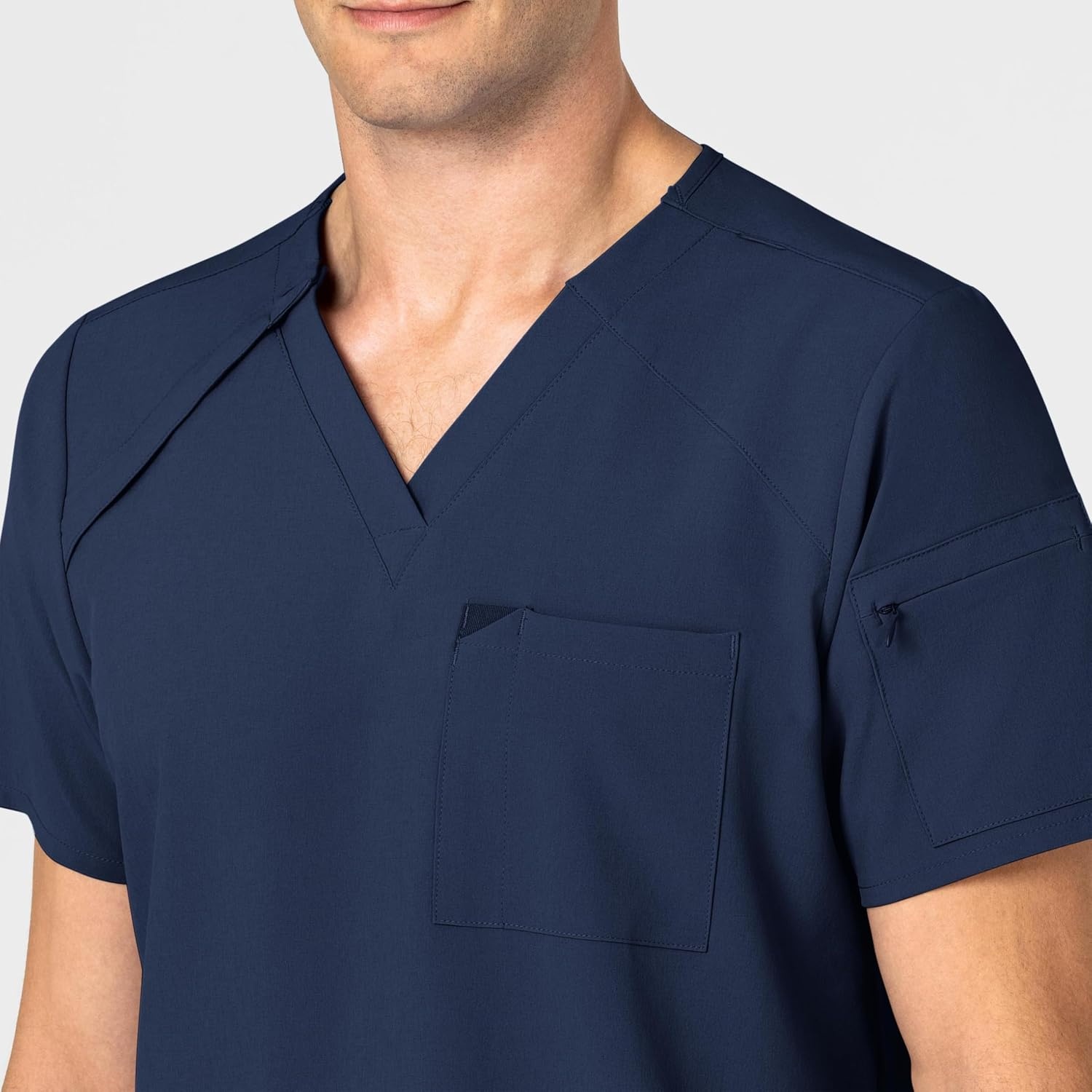 WINK Mens Scrub Top(Navy)