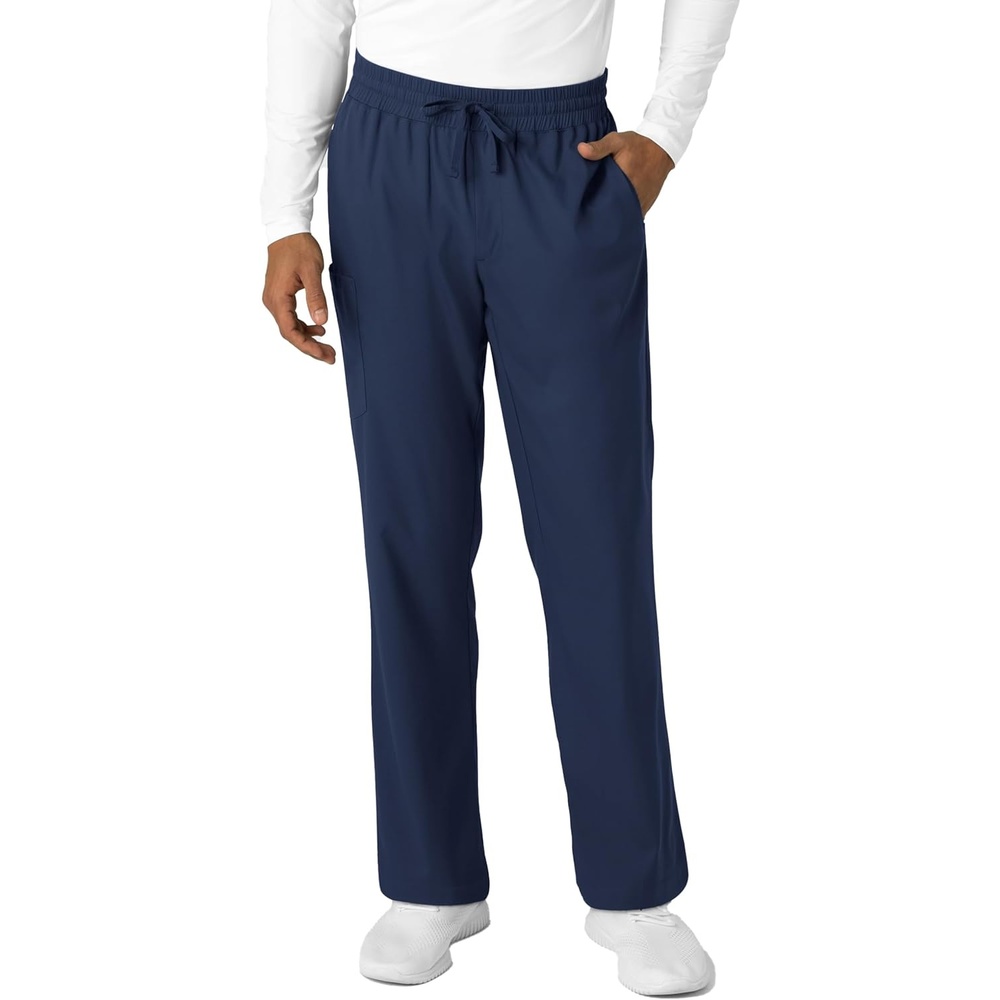 Wink Boundless Men’s Straight Leg Scrub Pant(Navy)