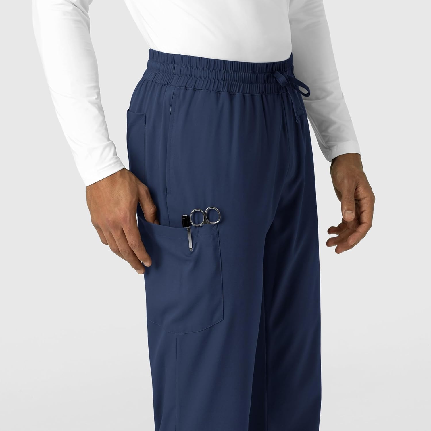 Wink Boundless Men’s Straight Leg Scrub Pant(Navy)
