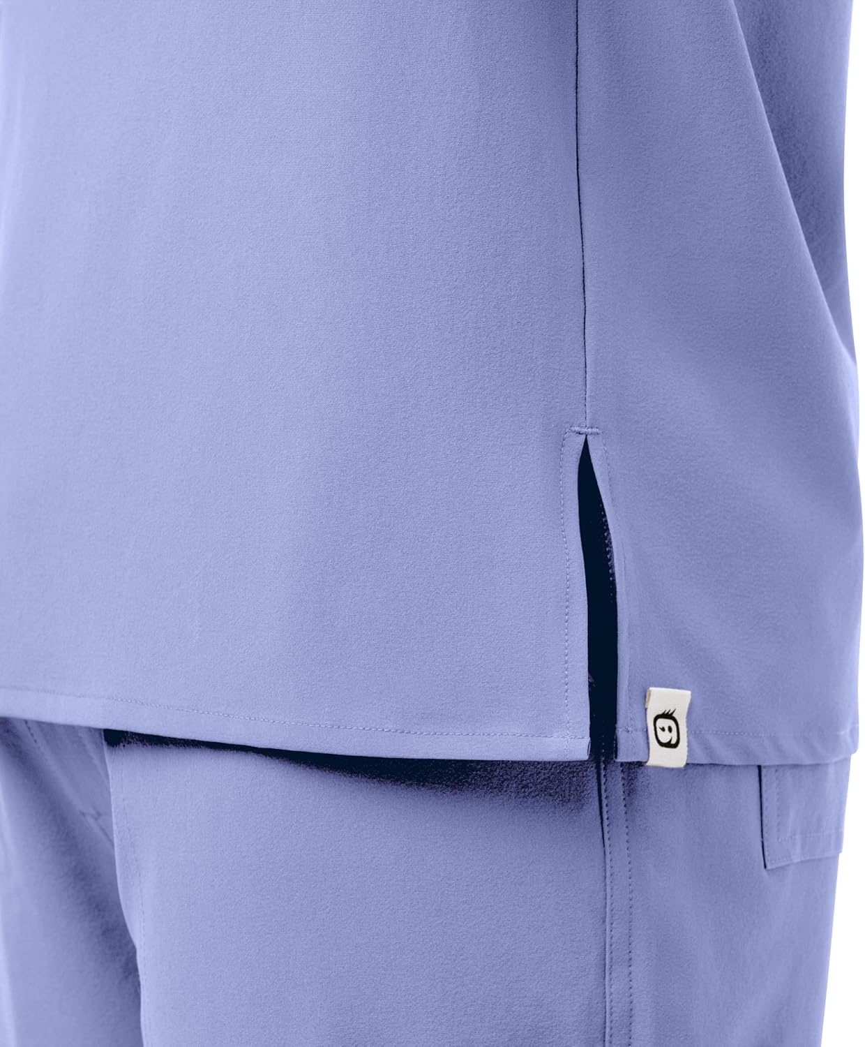 WINK Mens Scrub Top(Ceil Blue)