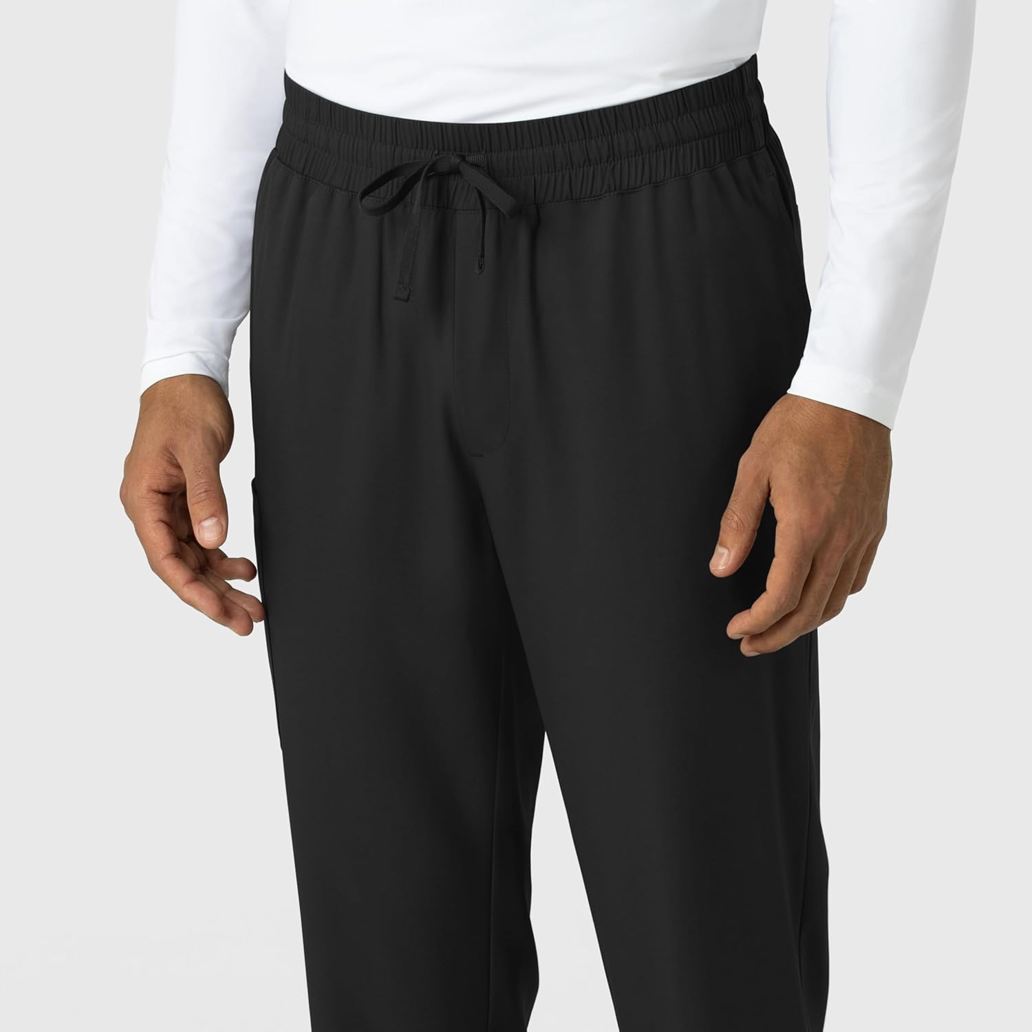 Wink Boundless Men’s Straight Leg Scrub Pant(Black)