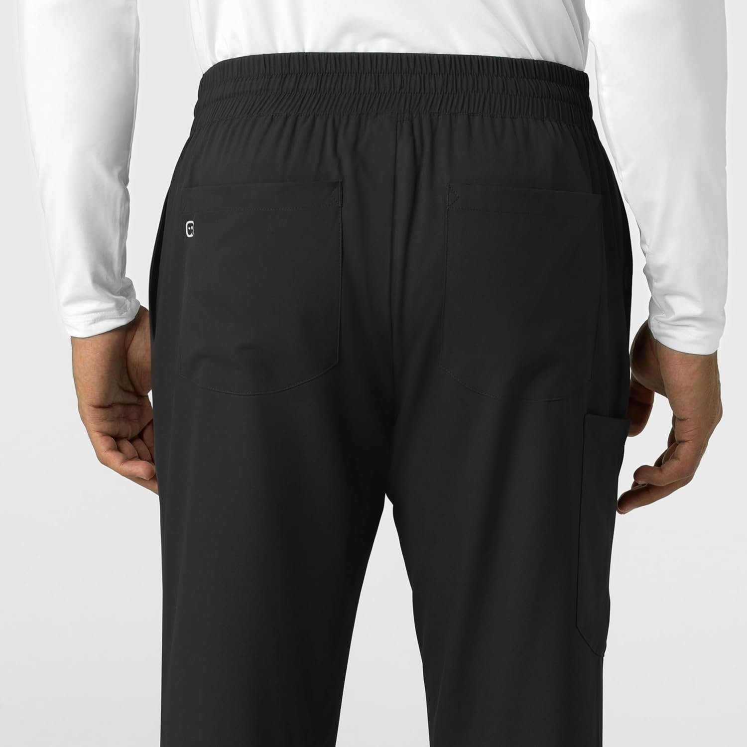 Wink Boundless Men’s Straight Leg Scrub Pant(Black)