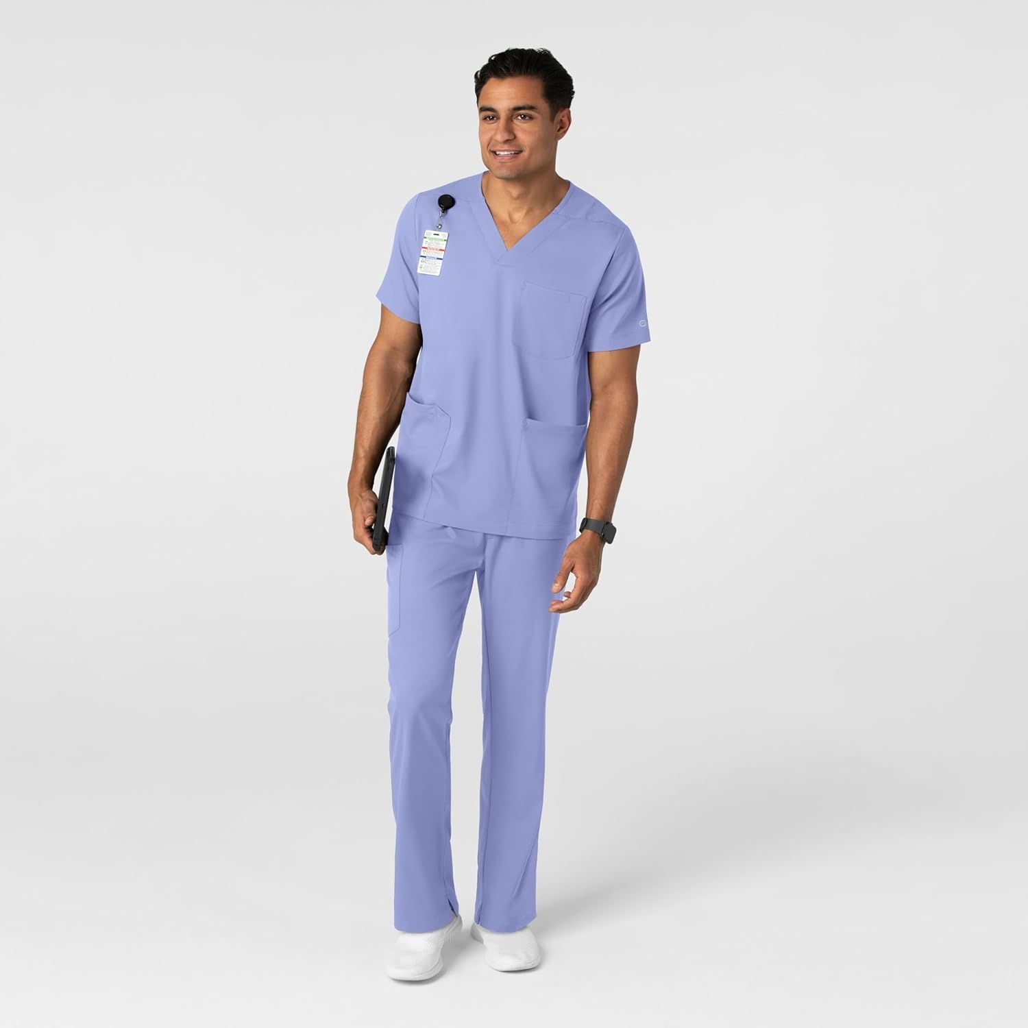 Wink Boundless Men’s Straight Leg Scrub Pant(Ceil Blue)