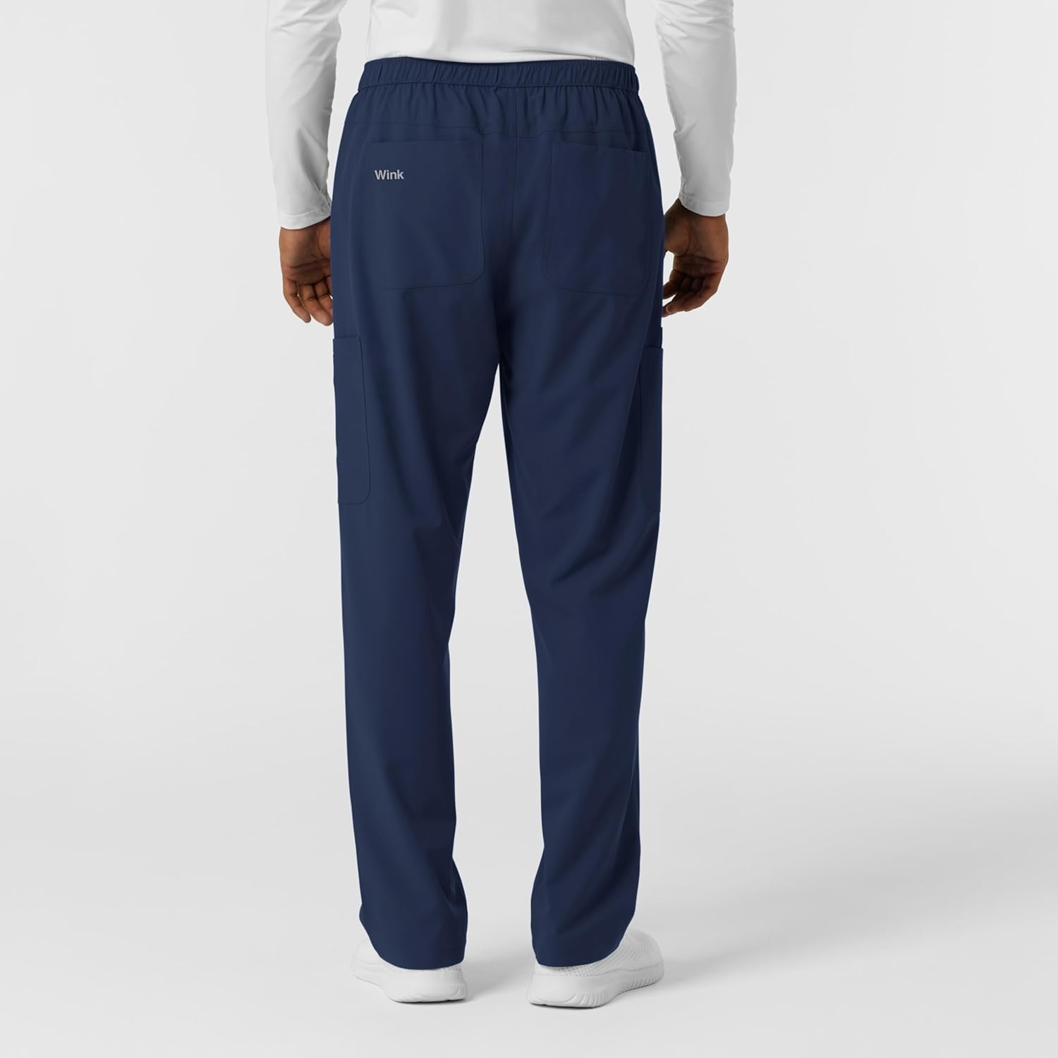 Wink Nurtur Men’s Straight Leg Cargo Scrub Pant(Navy)