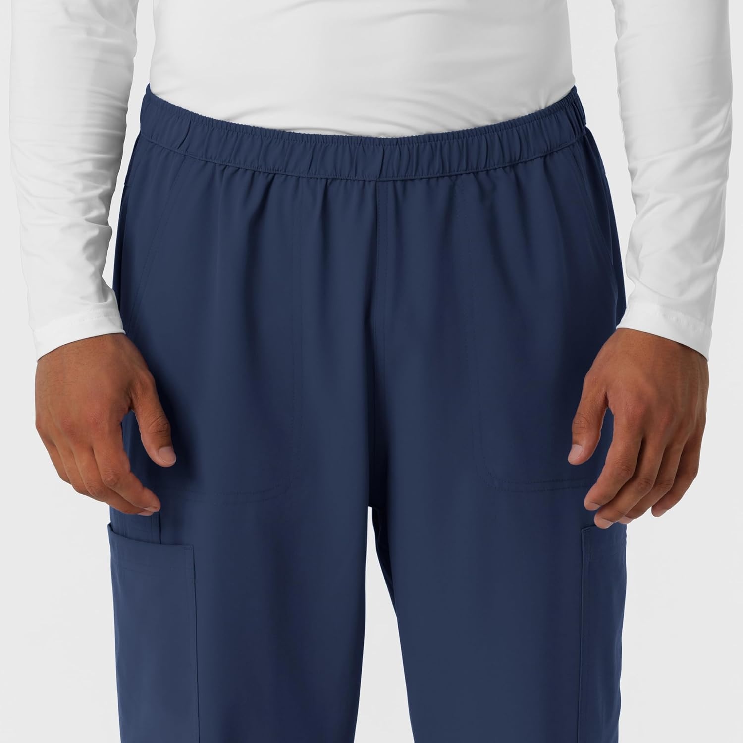 Wink Nurtur Men’s Straight Leg Cargo Scrub Pant(Navy)