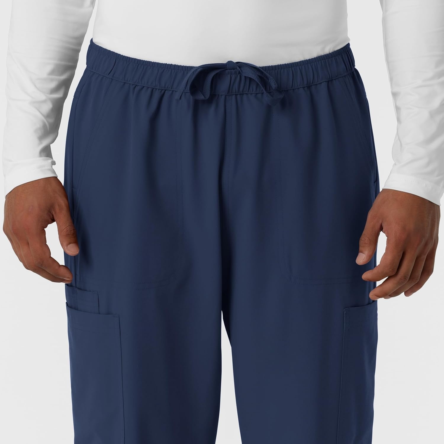 Wink Nurtur Men’s Straight Leg Cargo Scrub Pant(Navy)
