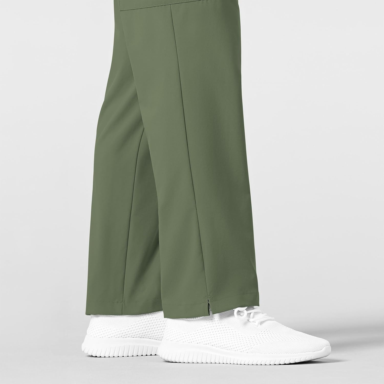 Wink W123 Men’s Flat Front Cargo Scrub Pant(Olive)