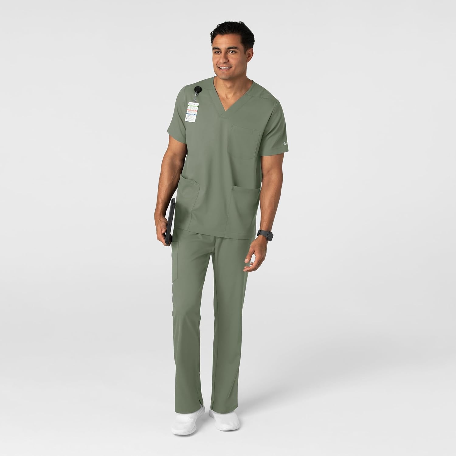 Wink Boundless Men’s Straight Leg Scrub Pant(Sage)