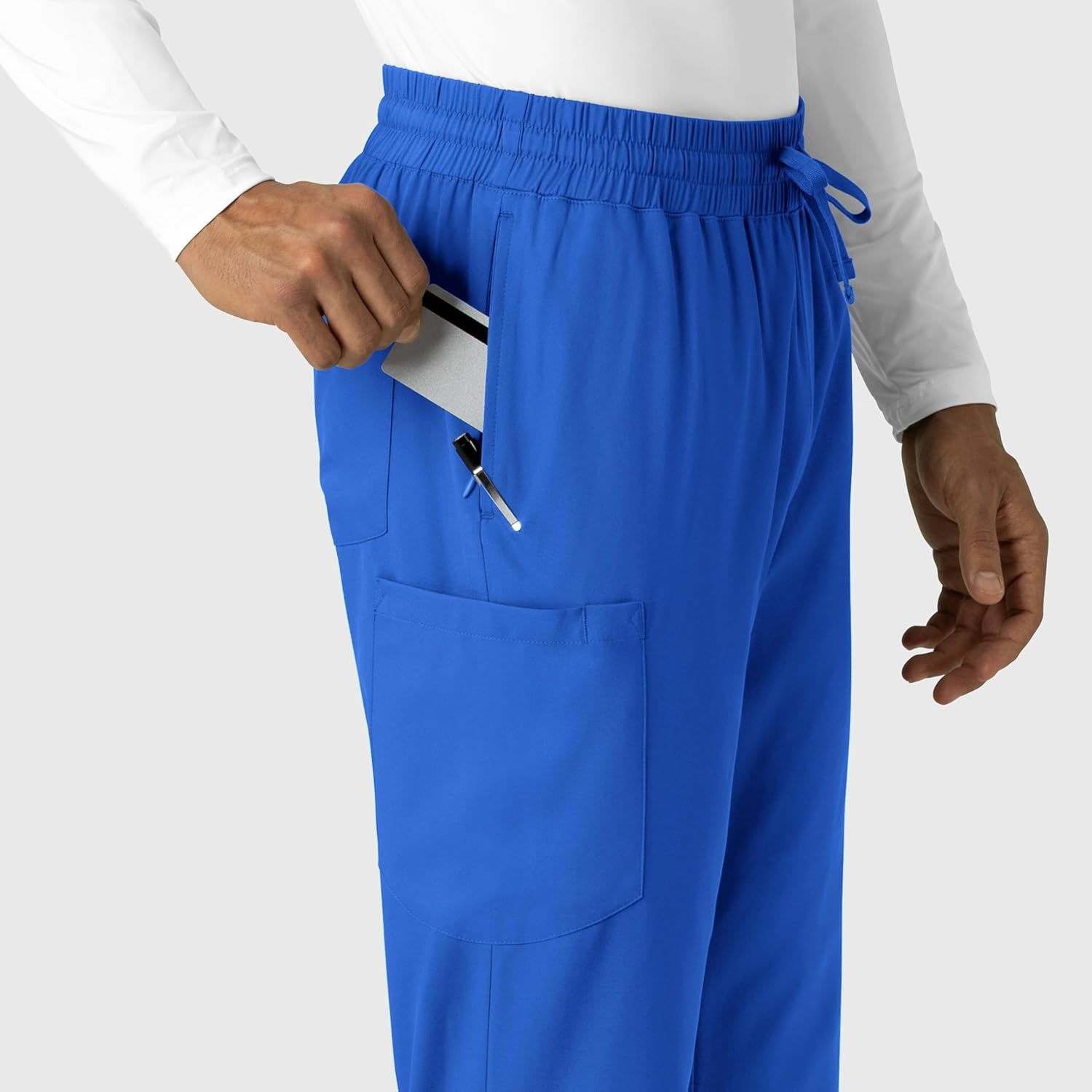 Wink Boundless Men’s Straight Leg Scrub Pant(Royal)