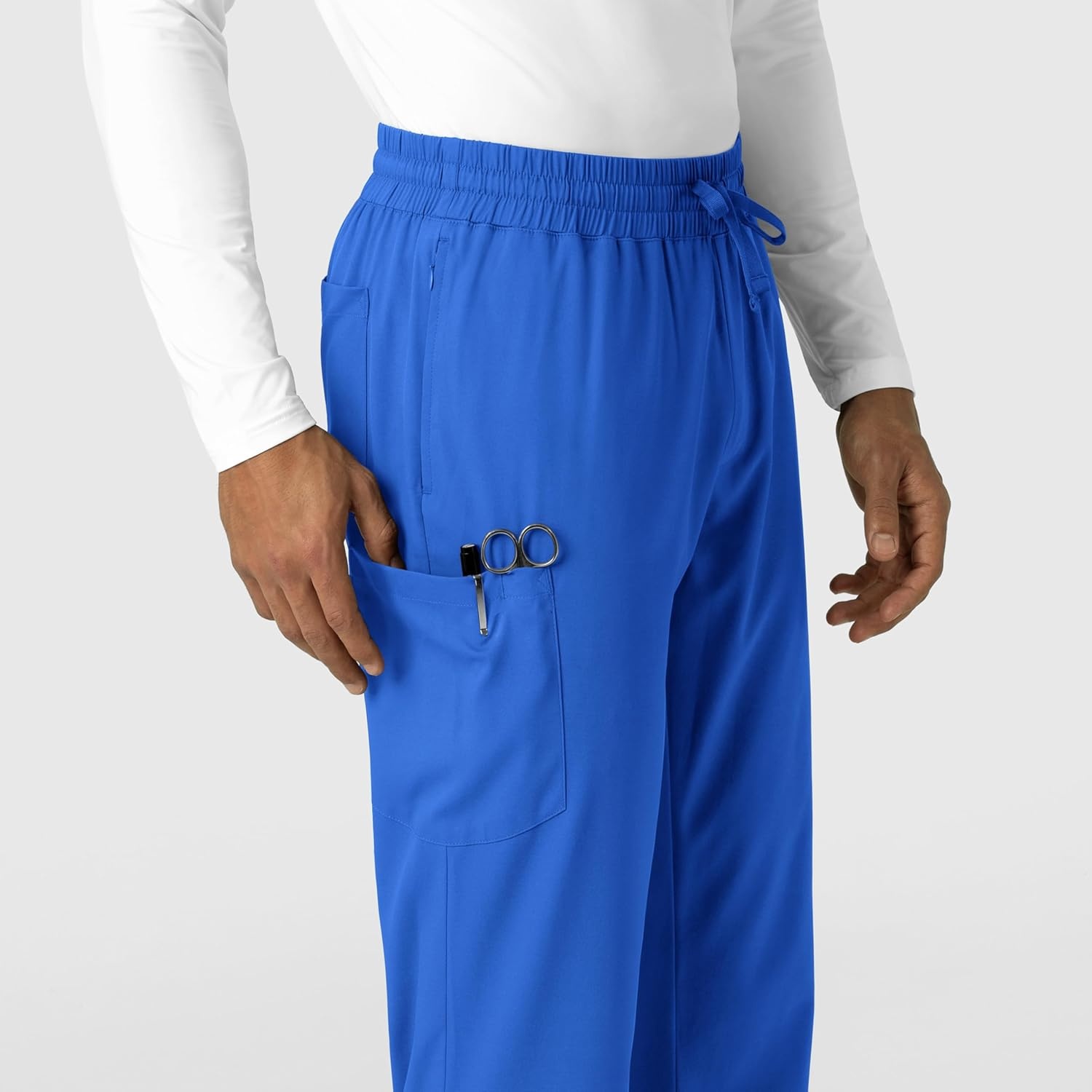 Wink Boundless Men’s Straight Leg Scrub Pant(Royal)