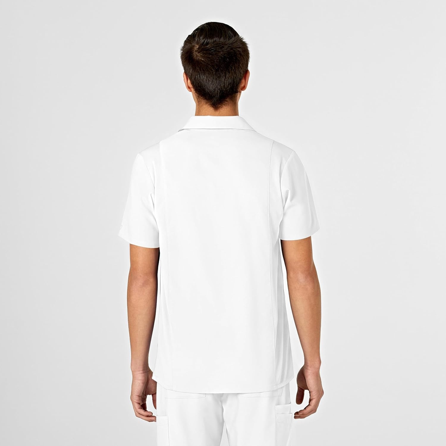 WINK Mens Scrub Top(White)
